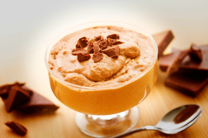 Mousse de bolacha com cerveja